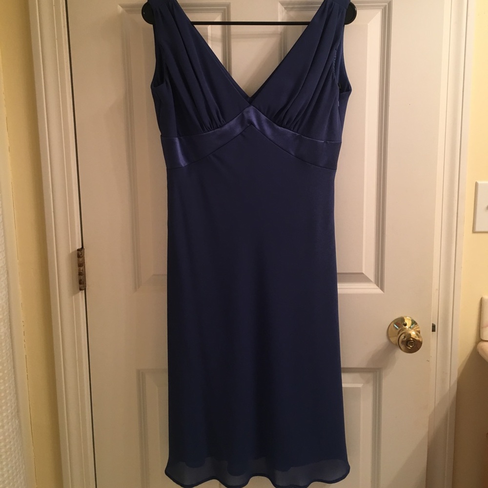 Navy knee length dress